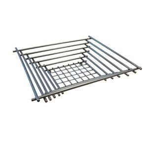 Vintage Memphis style Stacked Chrome Steel Basket Centerpiece Sculpture‎ Vintage